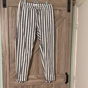 Onia Monochrome Striped pants